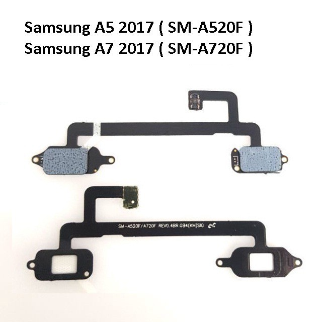 Samsung A3 A5 A7 ( 2017 ) A320 / A520 / A720 ปุ่มบ้าน Touch Return Light Sensor Flex Cable Ribbon A5