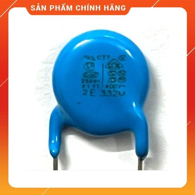 [ 20 ชิ้น ] CERAMIC CAPACITOR SAFETY CAPACITOR 332M 400V X1Y2 BMC BRAND