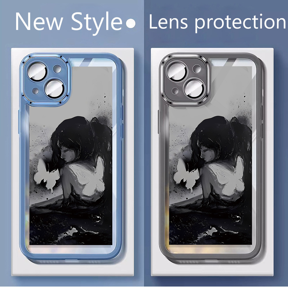 Back สาวผีเสื้อสําหรับ Vivo Y29t Vivo Y29s Y15S Y16 Y17 Y3 Y17S Y18 Y03 Y19 Y19S proCasing Ultra Thi