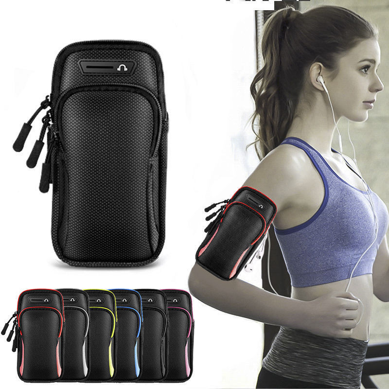 กระเป๋าคล้องแขนมือถือ กระเป๋าคล้องแขนมือถือ Running Mobile phone arm bag Outdoor Fitness Equipment U