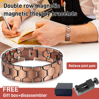 Detachable double row magnetic magnetic therapy bracelets for men women Bracelet