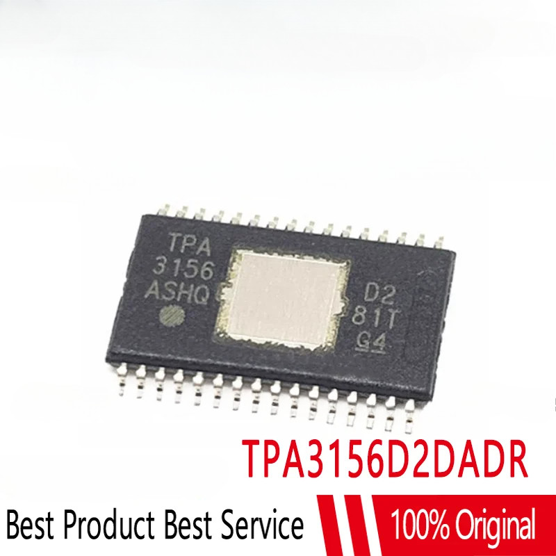 5 ชิ้น/ล็อต Original TPA3156 TPA3156D2DADR TPA3156D2 TSSOP32 เครื่องขยายเสียงใหม่และของแท้