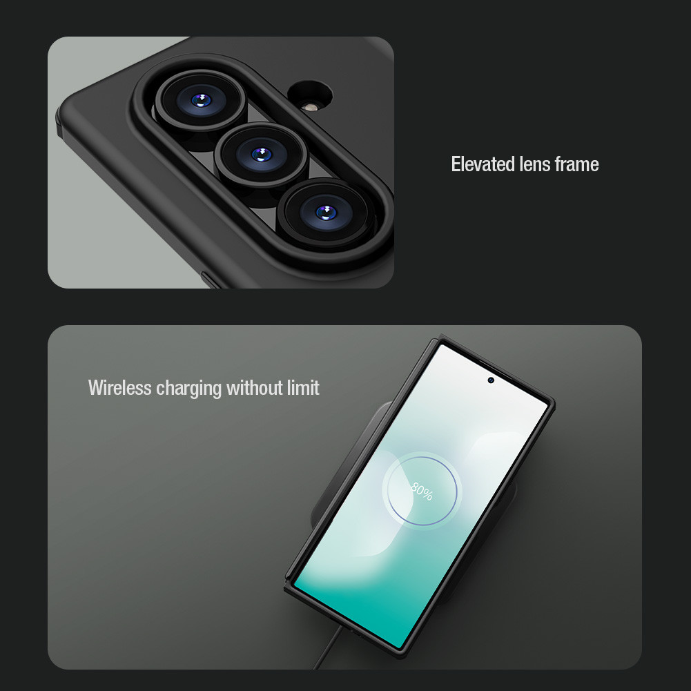 Nillkin Flex Pure Fold Case สําหรับ Samsung Galaxy Z Fold7 / Fold 7 Case พร้อมที่วางปากกา Anti Fall Protective Case (รุ่น S Pen) - รูปที่ 7