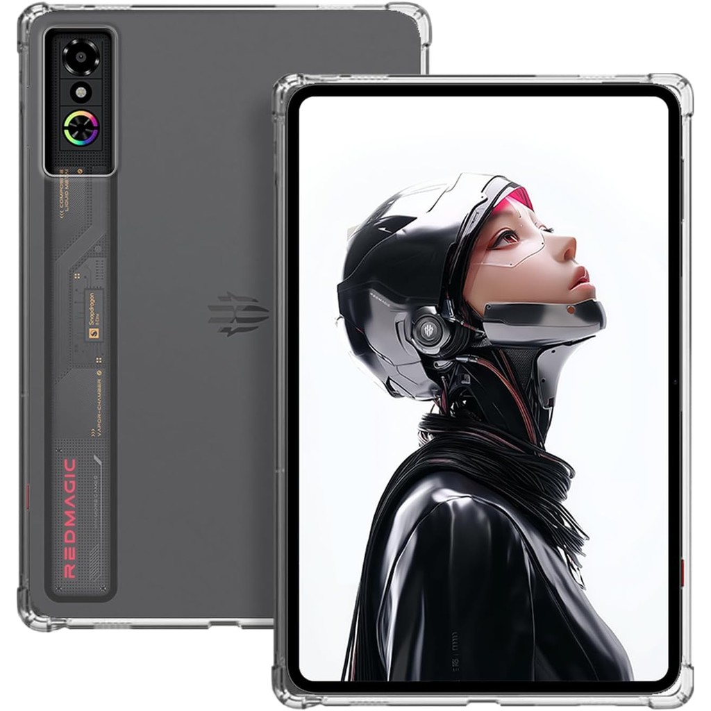 สําหรับ ZTE RedMagic แท็บเล็ต 3 Pro 2025/REDMAGIC Astra 9.06 นิ้ว Clear Soft TPU Anti-Scratch ปกหลัง