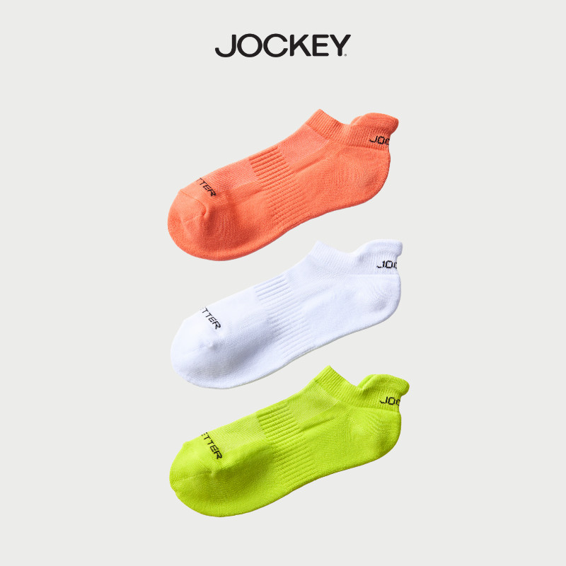 ถุงเท้ากีฬา Jockey ขนาดกลาง Cotton 3 ชิ้น - J4068