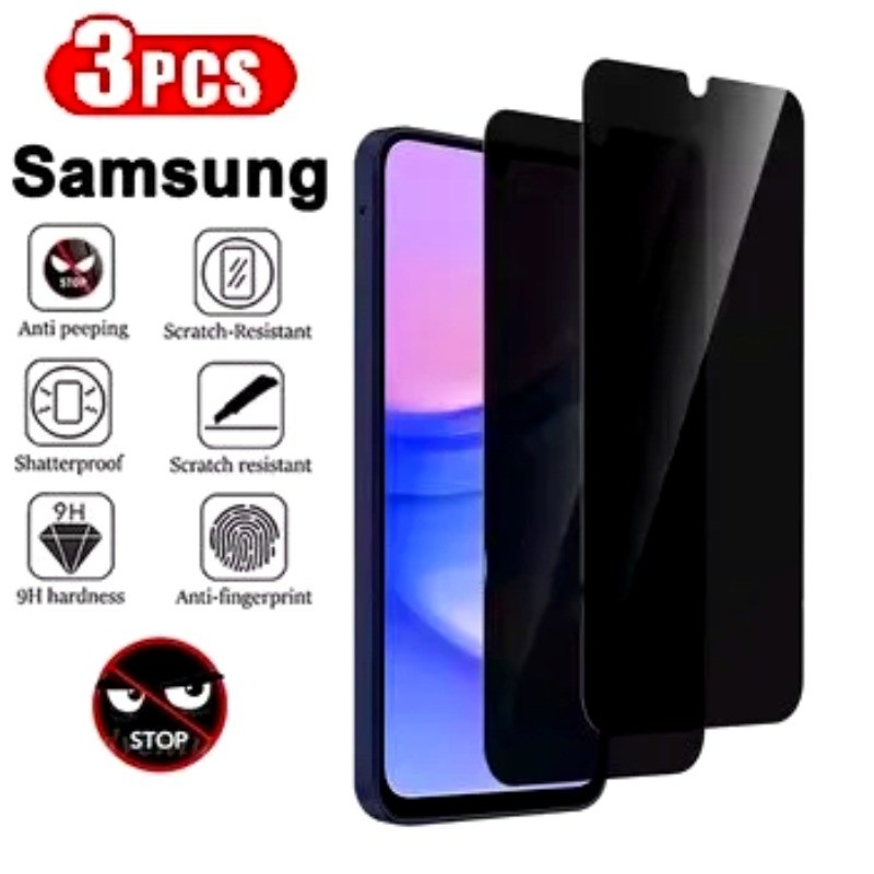 3PCS สําหรับ BLU Vivo XL5 S91 Pro J6S 3 ชิ้นความเป็นส่วนตัวใสฟิล์มกระจกนิรภัยสําหรับ BLU F92e F91 C7