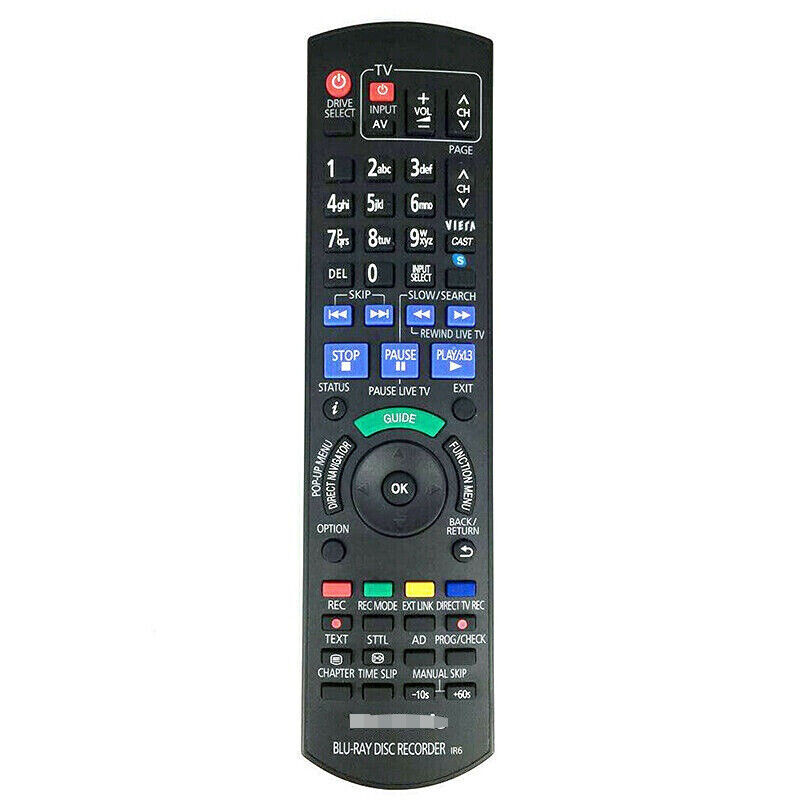 N2QAYB ใหม่000479 สําหรับเครื่องบันทึก DVD Panasonic Remote DMR-XW385 DMR-XW390 DMR-BW780