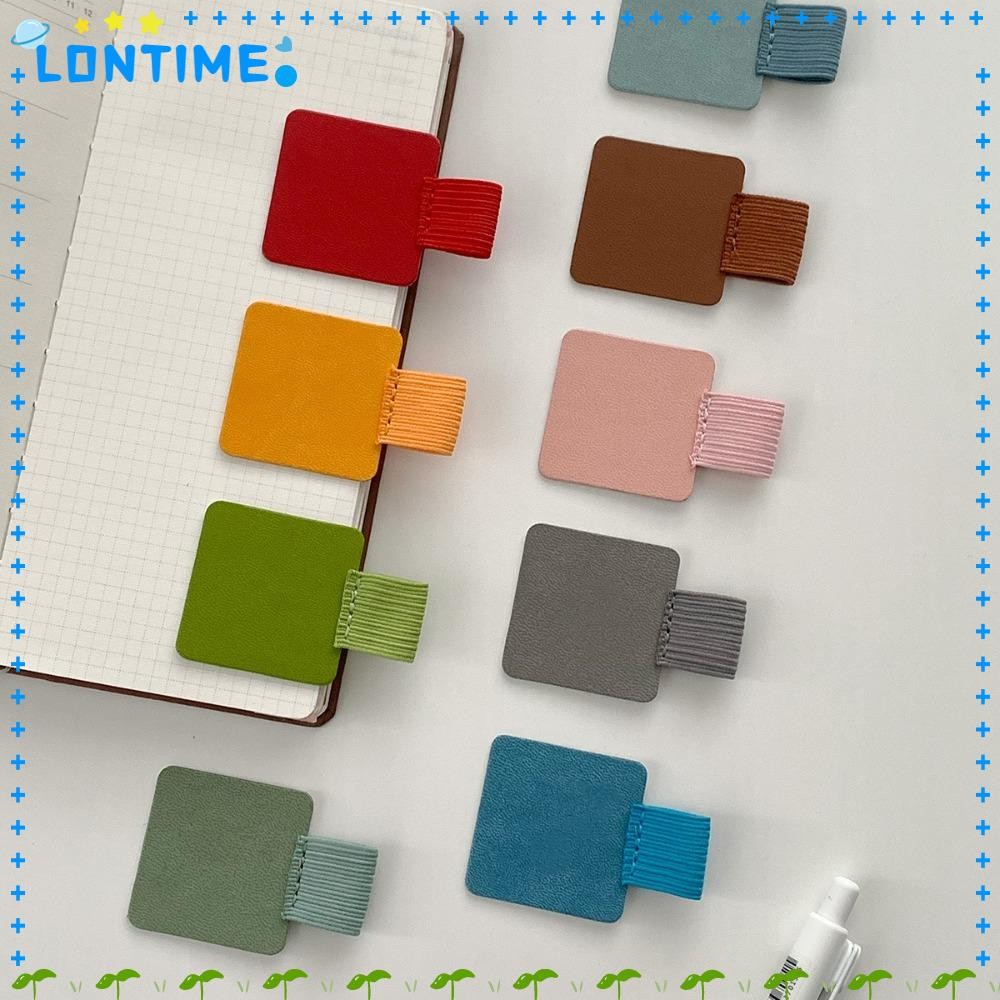 LONTIME ที่ใส่ปากกาหนัง,ที่ใส่ดินสอป้องกันการตกป้องกันการสูญหาย,แบบพกพา PU ตะขอยืดหยุ่นปากกาเครื่องเขียนสํานักงาน