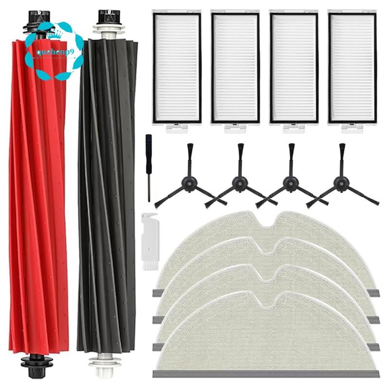 [quehenp9]สําหรับ Q8 Max/ Q5 Pro/ Q8 Max +/Q5 Pro+ เครื่องดูดฝุ่นหลักแปรงด้านข้าง Hepa Filter Mop ผ้