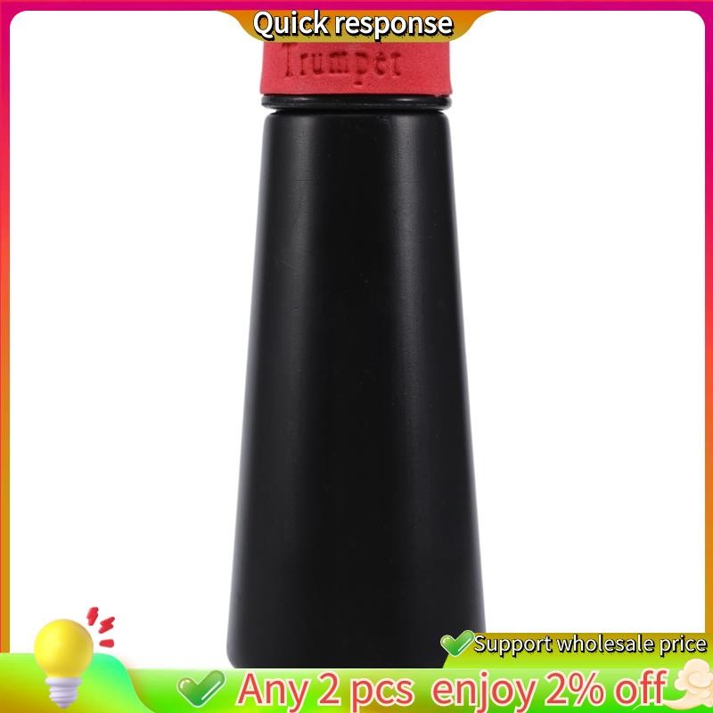 ในสต็อก-1 ชิ้นสําหรับ MINI Trumpet Straight Muter Practice Mute สําหรับผู้เริ่มต้นสีดํา