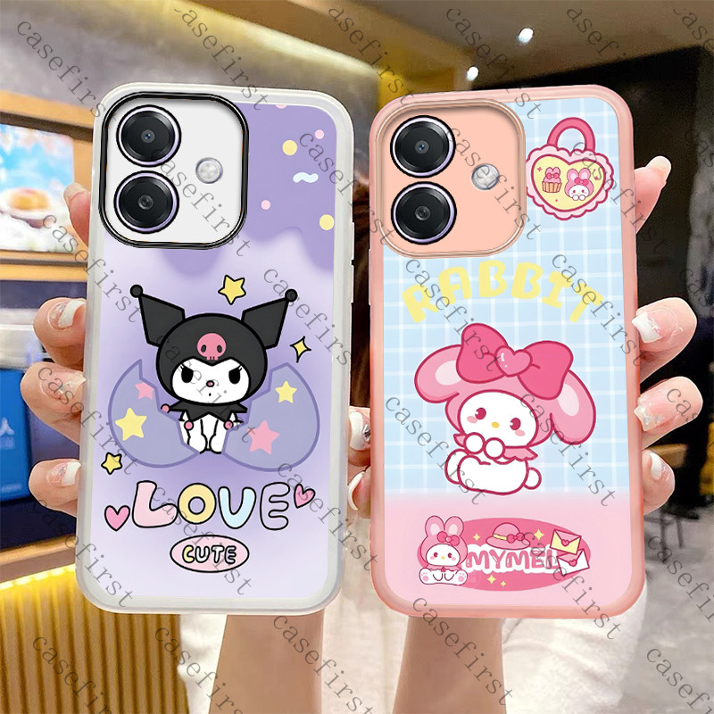 เคส oppo a3 เคส oppo a3x พร้อมฟิล์มกันรอยเลนส์ การ์ตูนน่ารัก