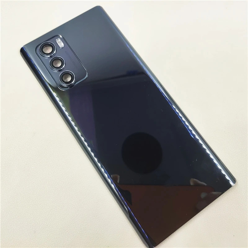 ปกหลังสําหรับ LG Wing 5G ฝาครอบแบตเตอรี่ประตู LMF100N LM-F100N LM-F100 ด้านหลังปกหลังเลนส์เปลี่ยน-&&