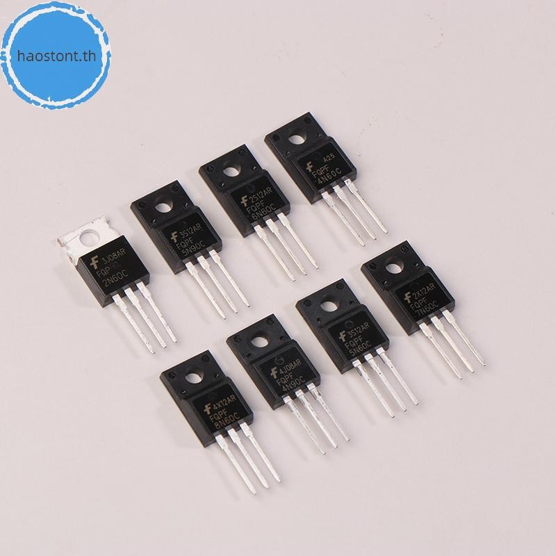 Haostont 5 ชิ้น Fqpf2n60c Fqpf4n60c Fqpf5n60c 2n60c Fqpf6n60c Fqpf8n60c Fqpf10n60c Fqpf60c Fqpf20c F