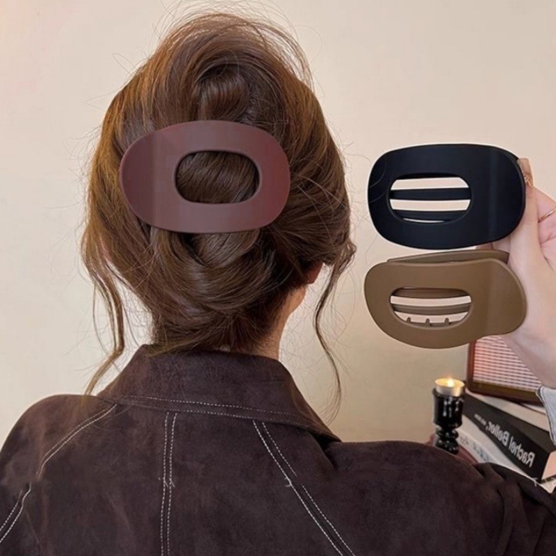 ชุดกิ๊บติดผมสองชิ้น สไตล์เกาหลี สำหรับทำผมหางม้าและผมใหญ่ กรงเล็บคลิปขนาดใหญ่ ใบเรียกเก็บเงินเป็ด - รูปที่ 3