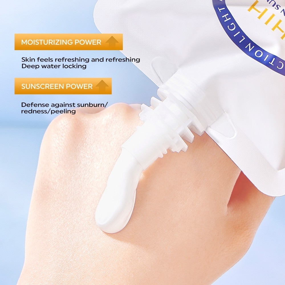 fsuiaj987m  ครีมกันแดดไวท์เทนนิ่ง เนื้อเนียนนุ่มละเอียด HIH ISOLATION SUNSCREEN 377 SPF50 PA+++++