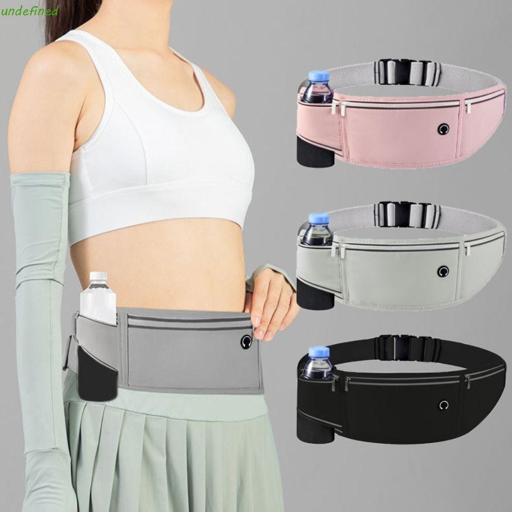 JARREDIW กระเป๋าคาดเอววิ่งพร้อมกระเป๋าขวด Multi-function Marathon Running Bag, Jogging Waterproof Ca