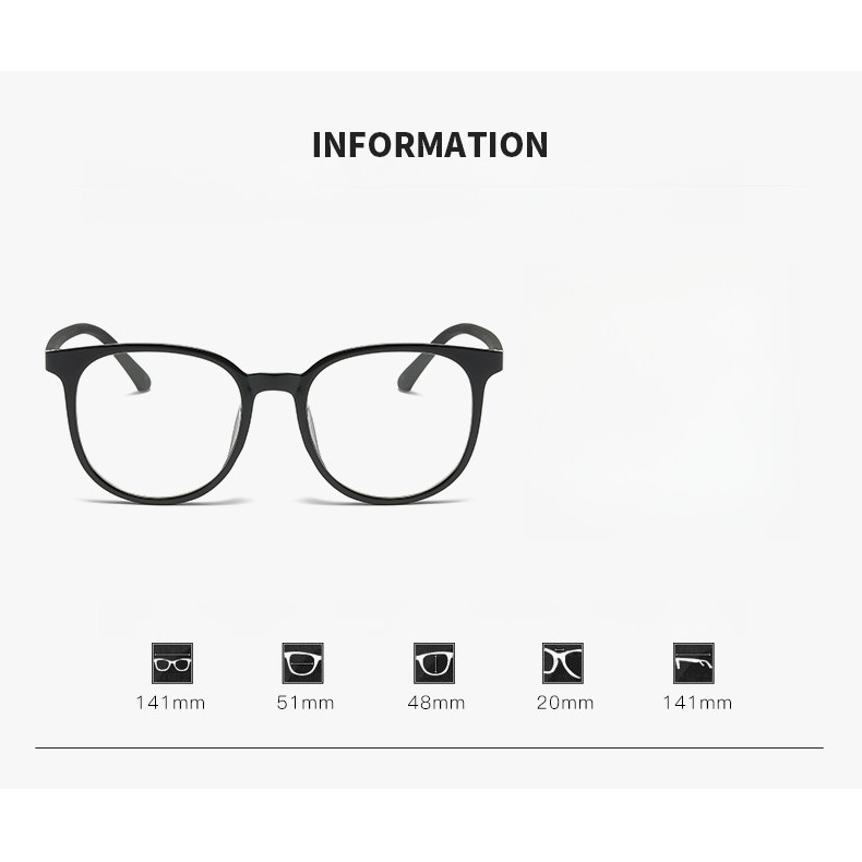 แว่นสายตายาวสำหรับอ่านหนังสือ แบบแฟชั่นป้องกันแสงสีฟ้า เหมาะสำหรับผู้ชาย ผู้หญิง และผู้สูงอายุ - รูปที่ 7