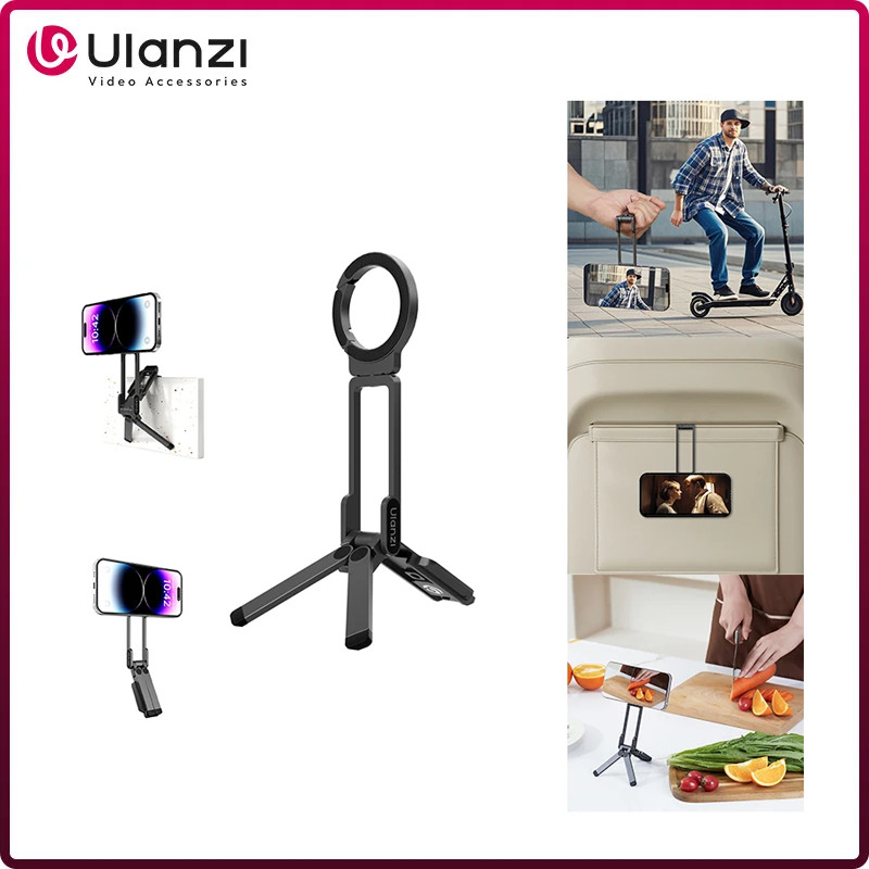 Ulanzi MA38 MagLock ขาตั้งโทรศัพท์ขาตั้งกล้อง Arca-Swiss Dual-Sided Magnet ขยายแสงวิดีโอสําหรับโทรศั