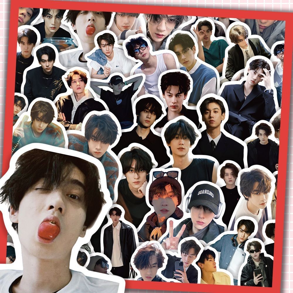 张田栩宁贴纸柴鸡蛋逆爱男主创意帅哥周边diy装饰桌面水杯贴画Zhang Tianxuning Stickers Chai Egg Reverse Love Male Lead Creative2025