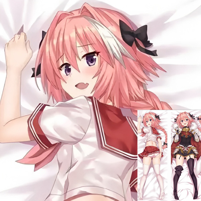 อะนิเมะ Dakimakura เกม Fate/Apocrypha Astolfo DIY Custom Hing กรณีหมอนปลอกหมอนตกแต่งบ้านผ้าปูที่นอน