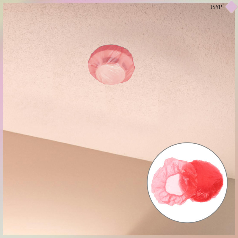 📦 Red Plastic Fire Alarm Caps Protective Cover สำหรับ Smoke Detectors ง่ายต่อการเปลี่ยน 100 Count