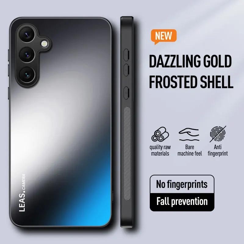 Frosted สําหรับ Samsung Galaxy A24 AG Matte เคสโทรศัพท์กันกระแทกป้องกัน Hard PC ฝาหลังสําหรับ Samsun