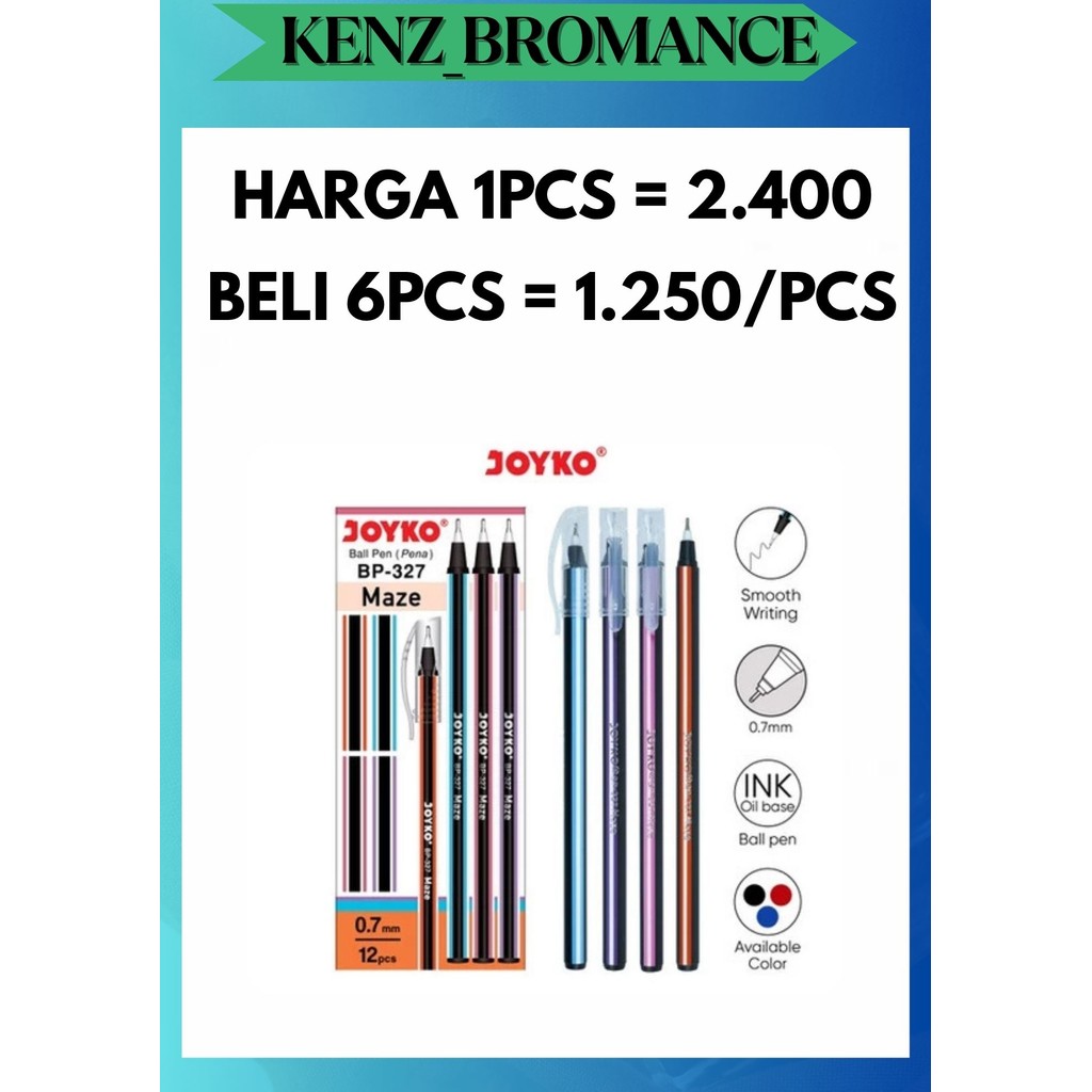 KENZ [RETAIL 1 ชิ้น] JOYKO MAZE 0.7mm BP-327 N PEN