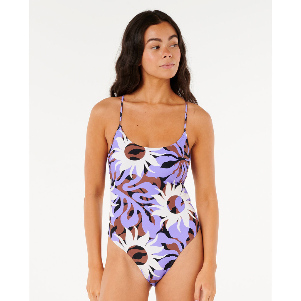 RIPCURL ชุดว่ายน้ำ วันพีชลายดอก 0OJWSW CALA NIGHTS CHEEKY 1 PC W25