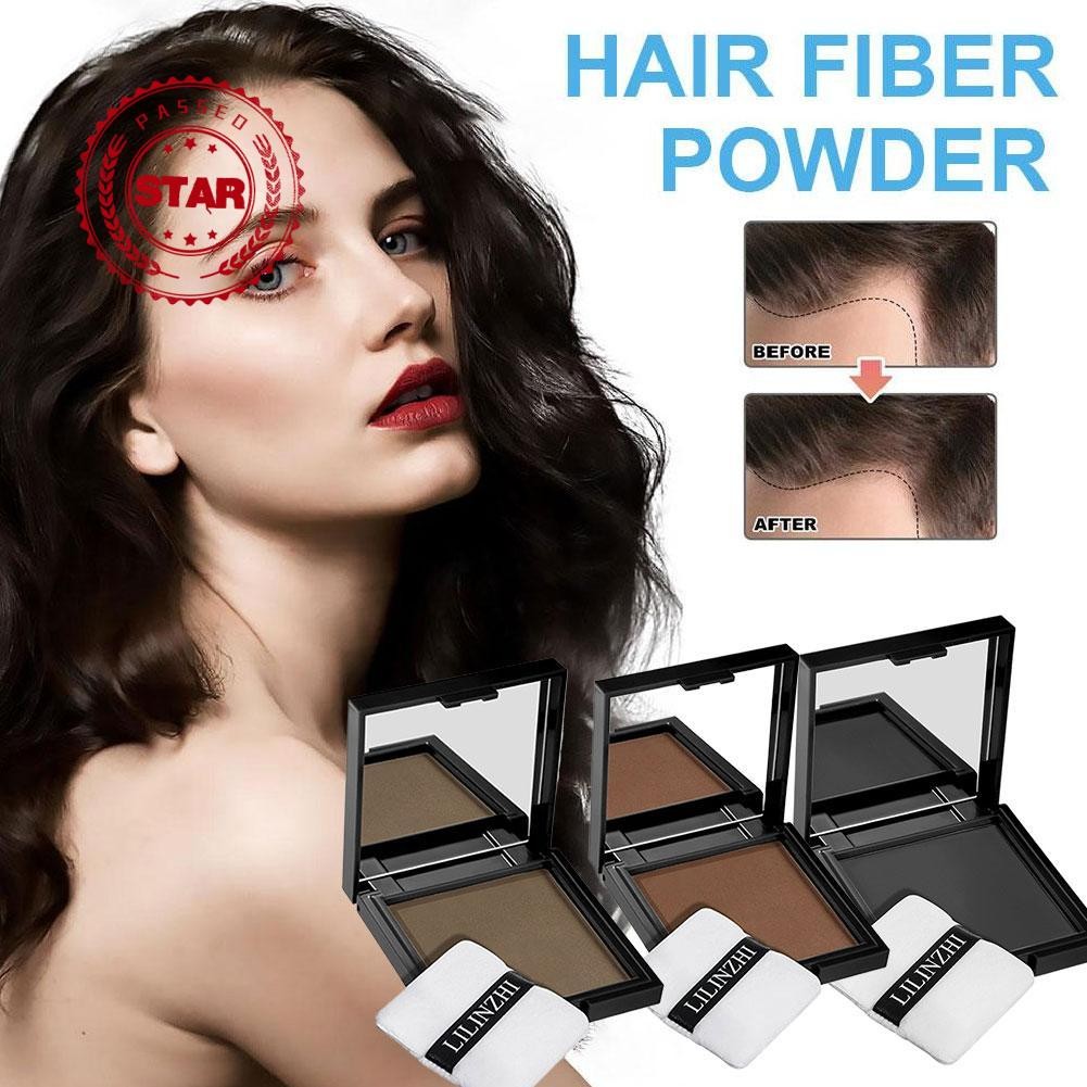 Beauty Hair Powder Non-smudge ไม่ง่ายที่จะจางหาย No Flying Safe Natural Powder Hair 12g และ M8a6