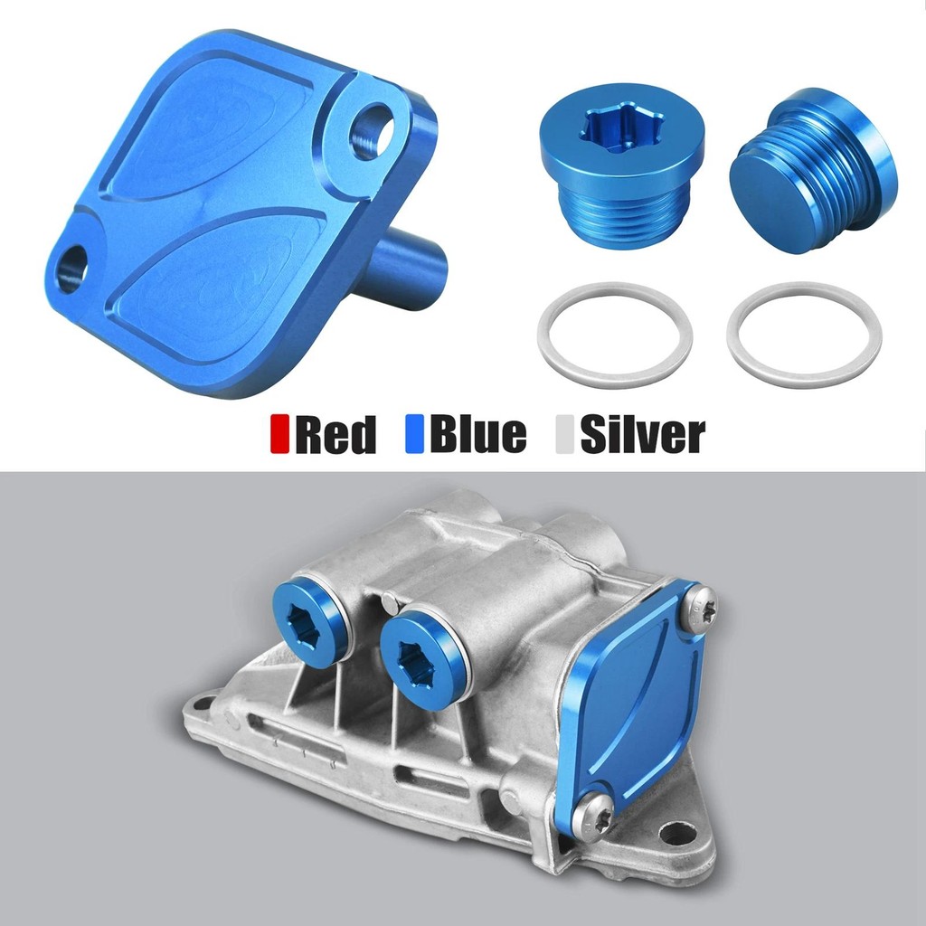 BEVINSEE น้ํามัน Thermostat ฝาครอบ/ปลั๊กสําหรับ BMW N54 N55 S55 M2 M2C M3 M4 E60 E61 E90 E91 E92 E93