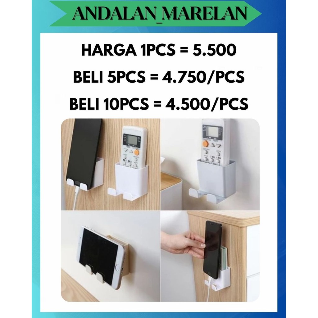HP AM 2-IN-1 AC REMOTE Hanging Rack / 2-IN-1 แท่นชาร์จโทรศัพท์มือถืออเนกประสงค์