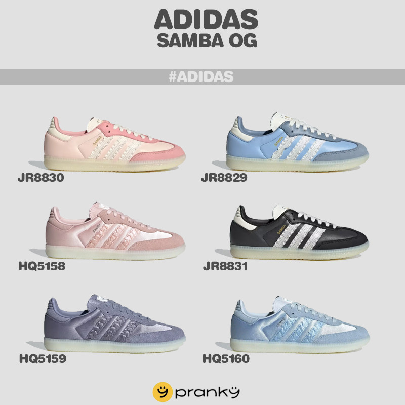 ((พร้อมส่ง&พร้อมส่ง 12-15วัน)) ADIDAS SAMBA OG (JR8830/JR8829/HQ5158/JR8831/HQ5159/HQ5160) รองเท้าลำ