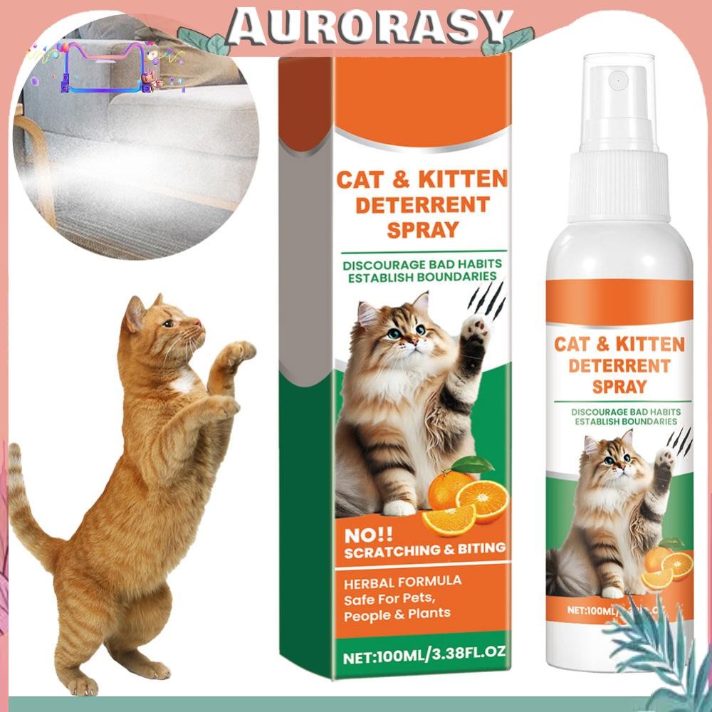 Cat Deterrent Spray สเปรย์แอลกอฮอล์ไม่ขูดสเปรย์แมวสําหรับแมวและลูกแมว