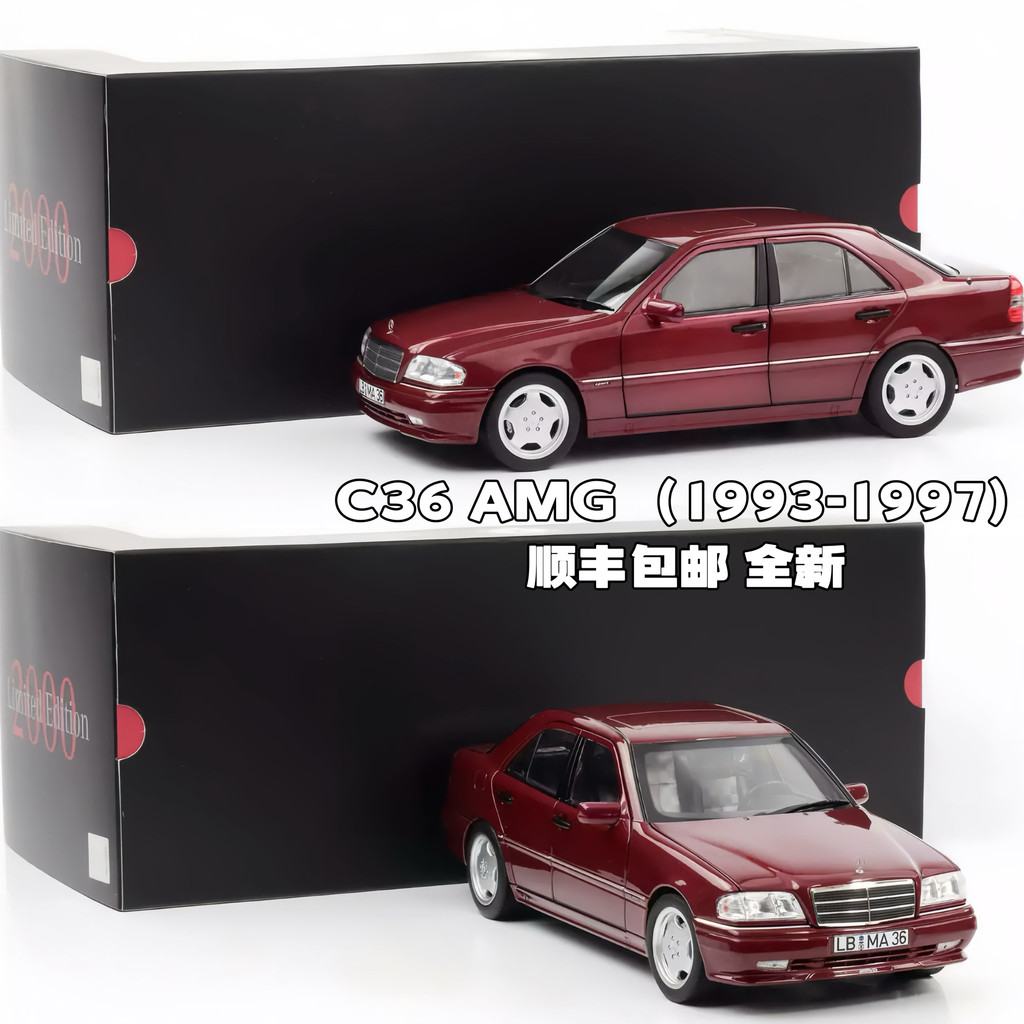 Norwell NOREV 1/18 Benz C36 AMG 1993-1997 จําลองรถรุ่นคอลเลกชัน 118