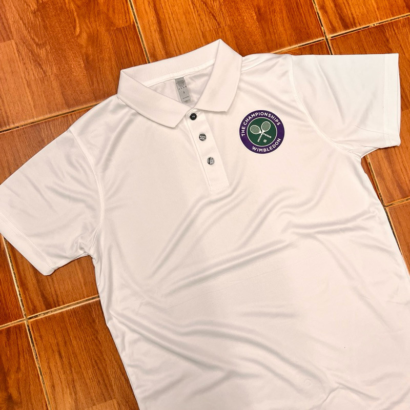 CQ X Wimbledon The Championship Tennis Polo Travel Microfiber Collar Polo Tennis