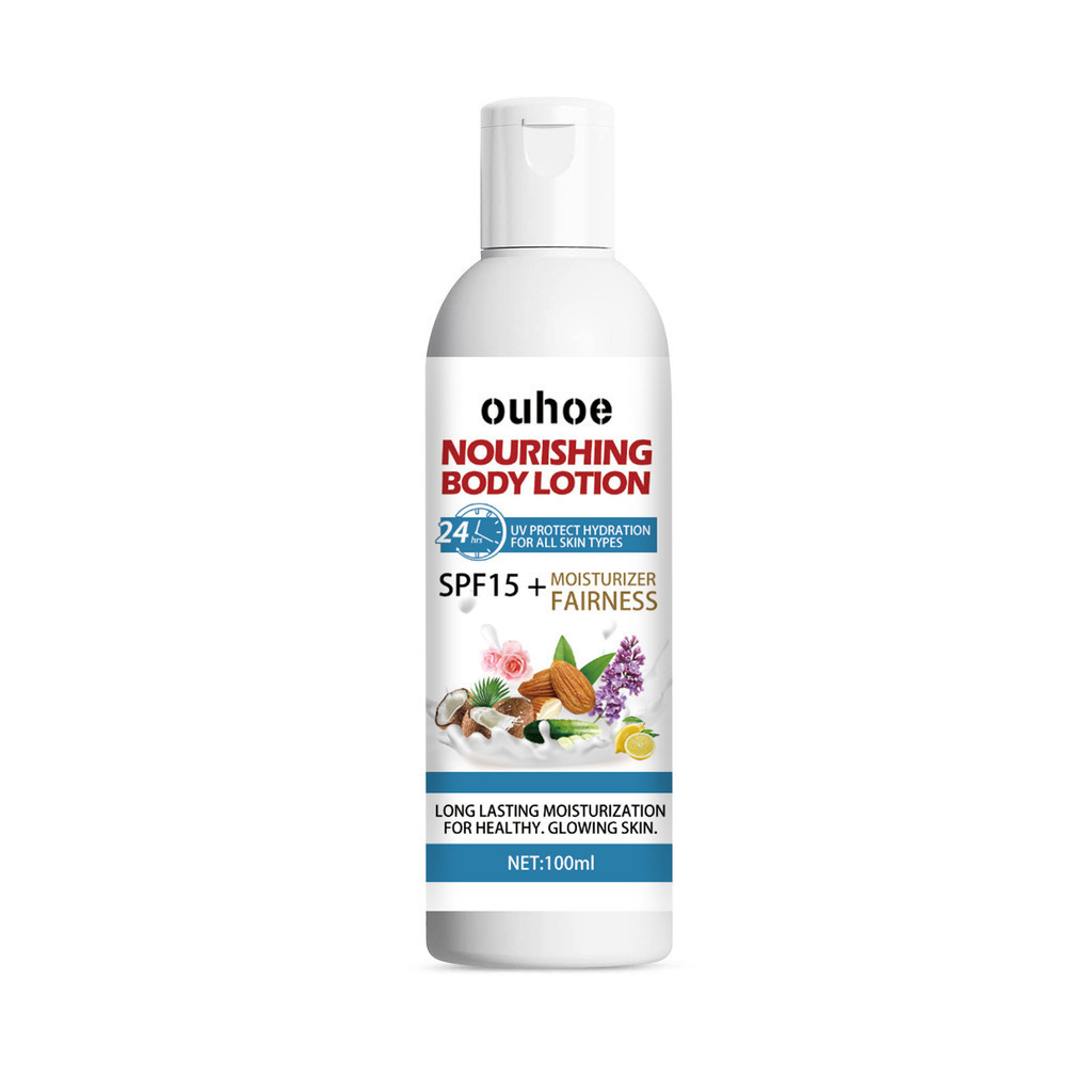 OUHOE Whitening Body Lotion Hydrating Skin Brightening Whitening Skin Body Lotion