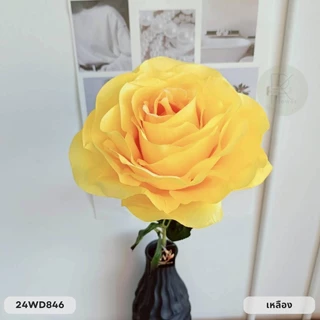 กุหลาบเดี่ยวจัมโบ้ ก้านยาว 75 cm. หน้าดอก 20 cm. ดอกไม้ประดิษฐ์