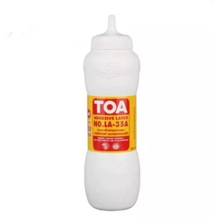 TOA กาวลาเท็กซ์ ทีโอเอ ขนาด 1 กิโลกรัม LA-35A ขวดนม กาวขวดนม ติดปาร์เก้ 1 Kg.