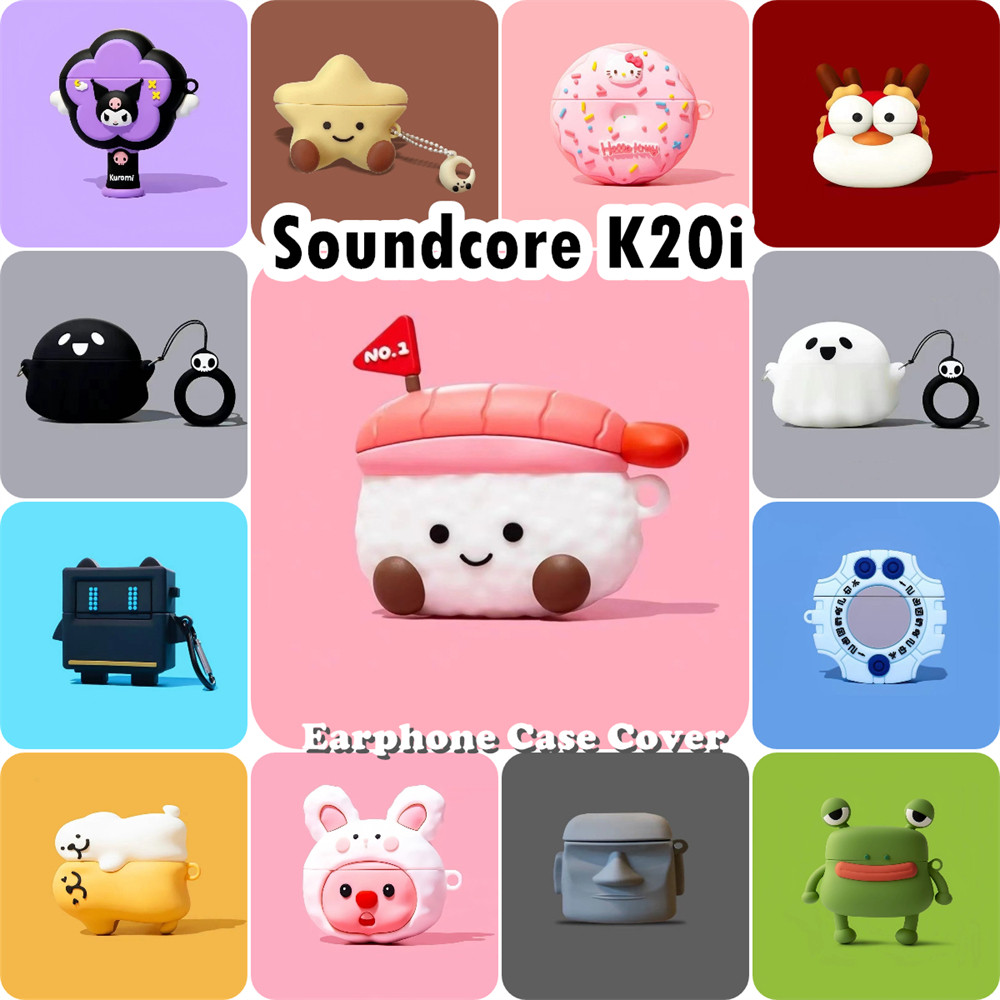 【Case Home】นําไปใช้กับ Soundcore K20i เคส Case เคสหูฟัง การ์ตูนตลก ซิลิโคนนุ่ม เคส เคสหูฟัง NO.1