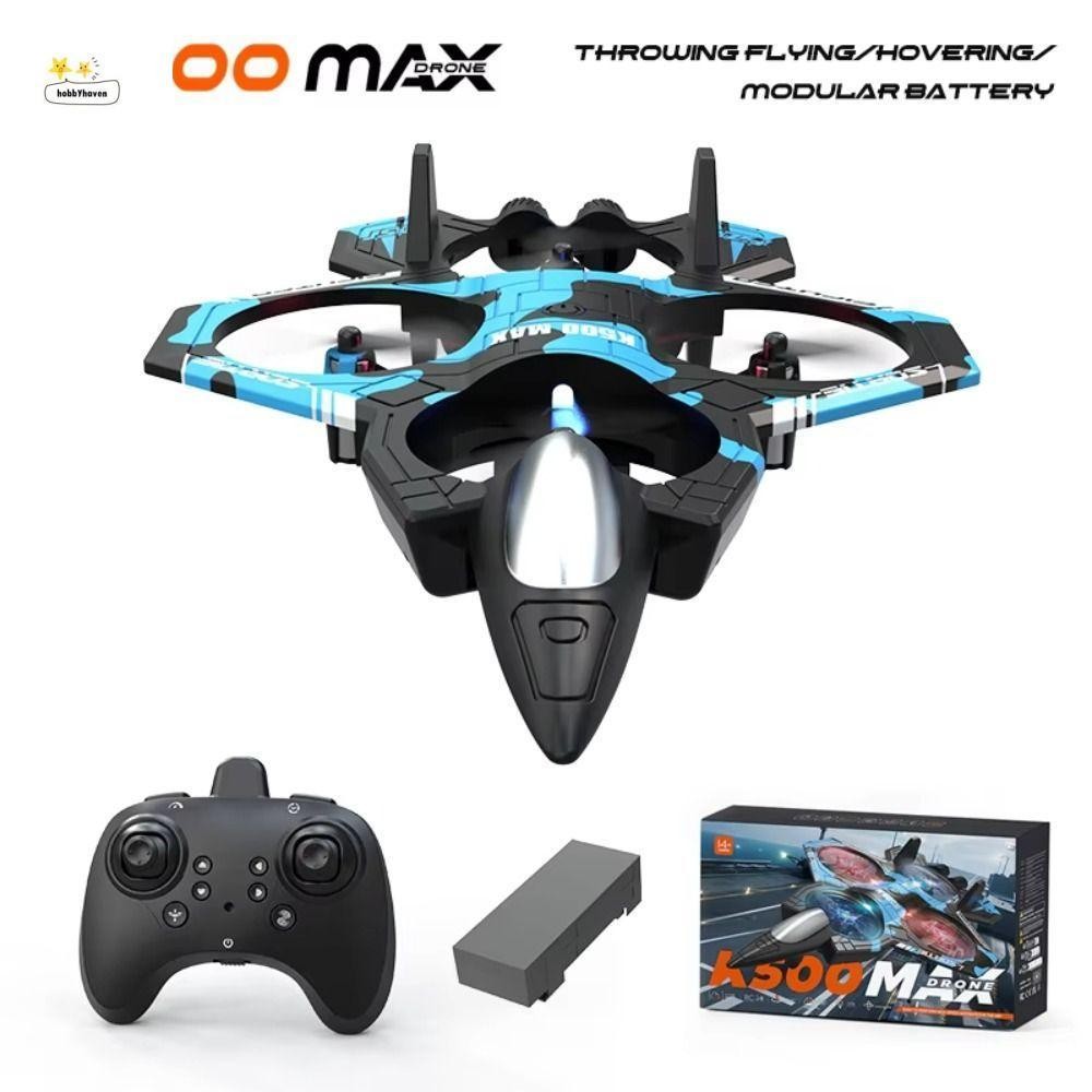 HOBBYHAVEN รีโมทคอนโทรลโฟม Fighter, Gravity Sensing 2.4G Stunt สี่มอเตอร์เฮลิคอปเตอร์ของเล่น, Profesional แบบพกพา EPP โฟม Light RC Hobby Jet Plane เด็กเด็กวัยหัดเดินเด็ก