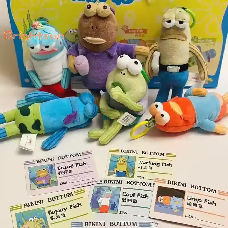 [BT-t] บิกินี่ด้านล่าง Buddies น่ารักการ์ตูนตุ๊กตาน่าเกลียดปลาจี้กระเป๋าเป้สะพายหลังสร้างสรรค์จี้อะนิเมะรูปของเล่นของขวัญใหม่ - รูปที่ 4