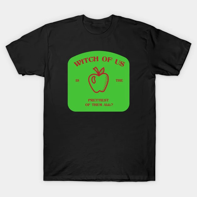 เสื้อยืด Vintage Witch of us is the prettiest of them all Cotton 100% - รูปที่ 1