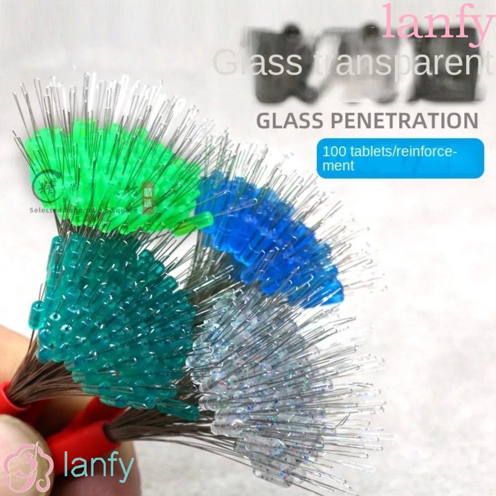 LANFY สายหยุดปลารองนิ้ว 100 เม็ด ซิลิโคน 5 ขนาด สำหรับบอบเบอร์และฟล้อย ทนทาน ป้องกันการพัวพันแบบมืออาชีพ