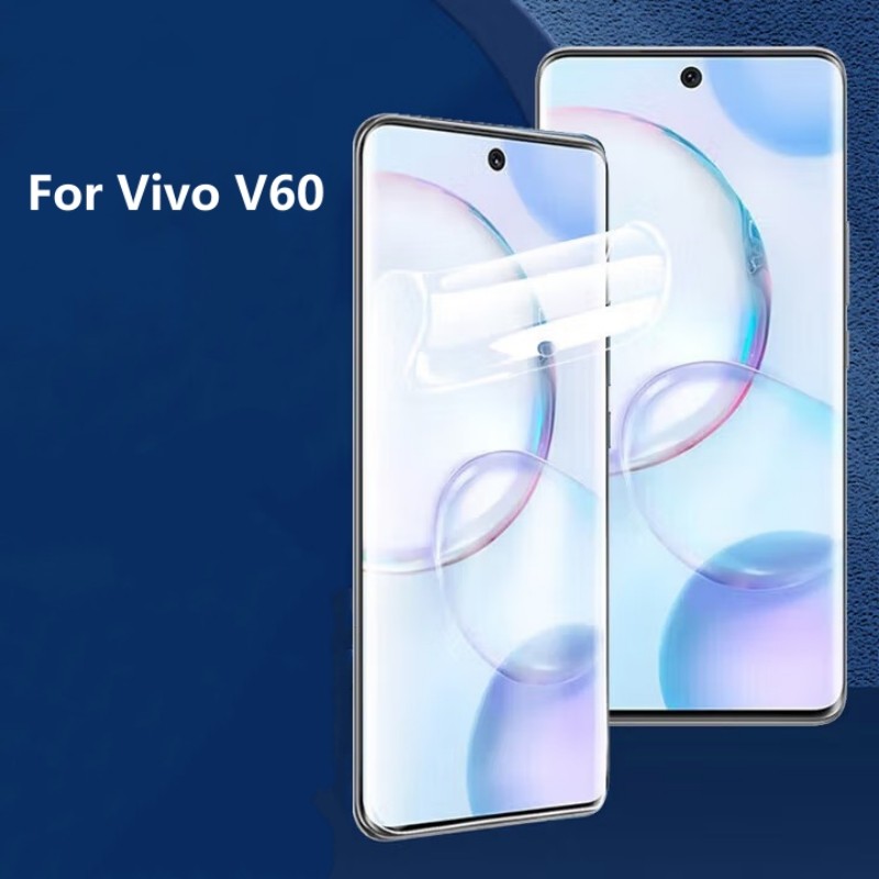 [ใช้ได้กับ] ฟิล์มป้องกัน Vivo V60 HD รุ่นเต็ม HD ฟิล์มไฮโดรเจลแบบนุ่ม Vivo V60 ฟิล์มโทรศัพท์มือถือฟิ