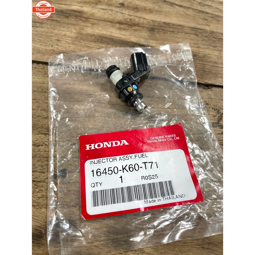 หัวฉีด6รูJ S.4 ตัวเล้ก  16450-K60-T71 / 16450-K35-V01 Honda CT125 / Click125i  แท้ฮอนด้า  เวฟ110i น้