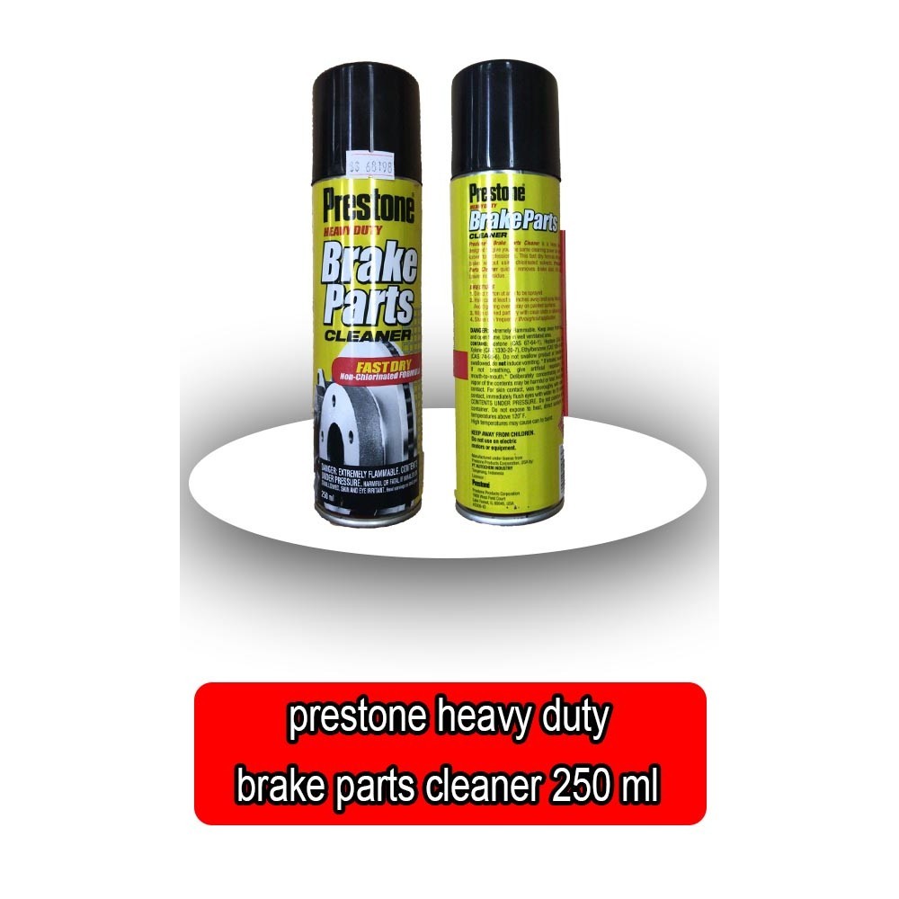 Prestone น้ํายาทําความสะอาดชิ้นส่วนเบรคสําหรับงานหนัก 250ml - 68198 -