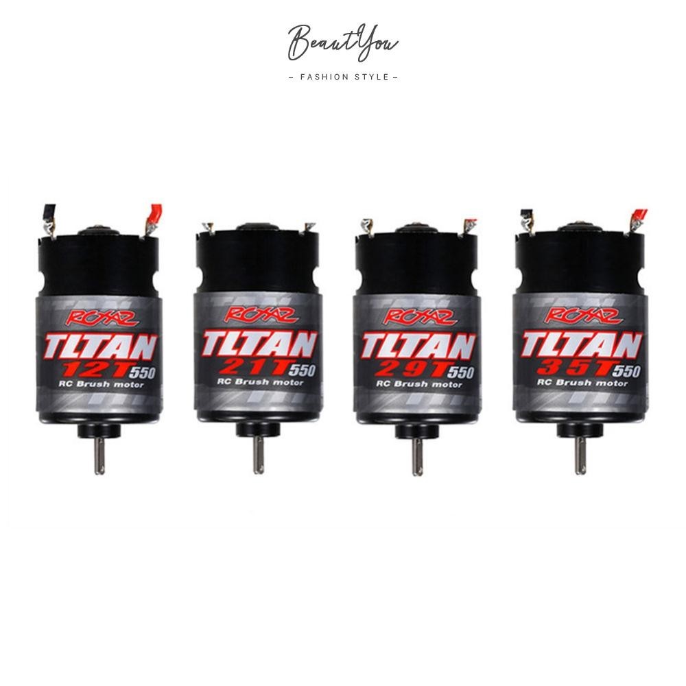 550 มอเตอร์แปรงสําหรับ 1/10 RC HSP HPI Kyosho TRAXXAS TRX4 TRX6 สีดํา [BeautYou.th]