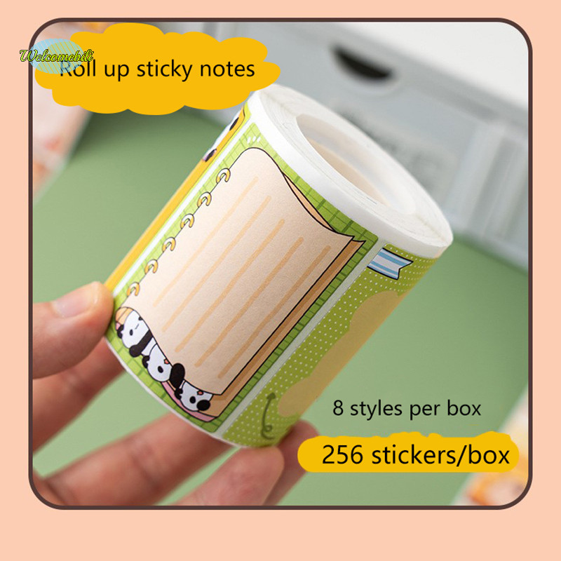 [ยินดีต้อนรับ] Kawaii Capybara Sticky Notes กล่องดึงออก Sticky Note สะดวก Stick เครื่องเขียนน่ารัก Sticky Note Pad อุปกรณ์สํานักงานใหม่