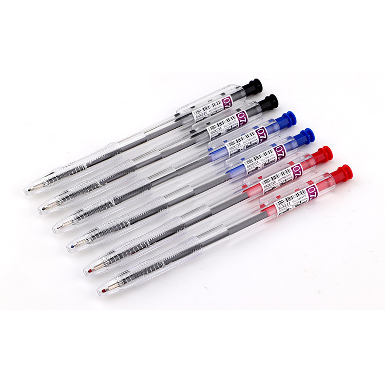 ปากกาลูกลื่น ปากกาเจลเคลือบ Stlye 0.5 มม. เครื่องเขียนนักเรียน (baoke-b14)