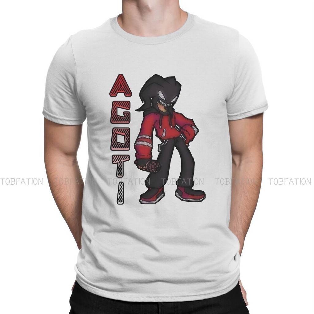 Agoti Mod Harajuku TShirt Friday Night Funkin FNF Music Boy พิมพ์เสื้อสบาย T เสื้อผู้ชายแขนสั้นพิเศษ